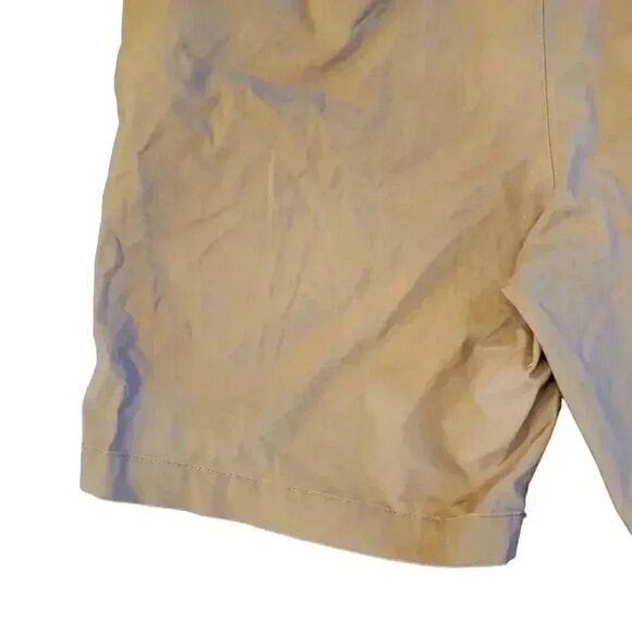 Savane Men's Tan Cotton/Spandex Flat Front Chino Shorts - Picture 11 of 14